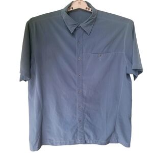 Kuhl Button Down Tufflex Stretch Short Sleeve Shirt Size XL